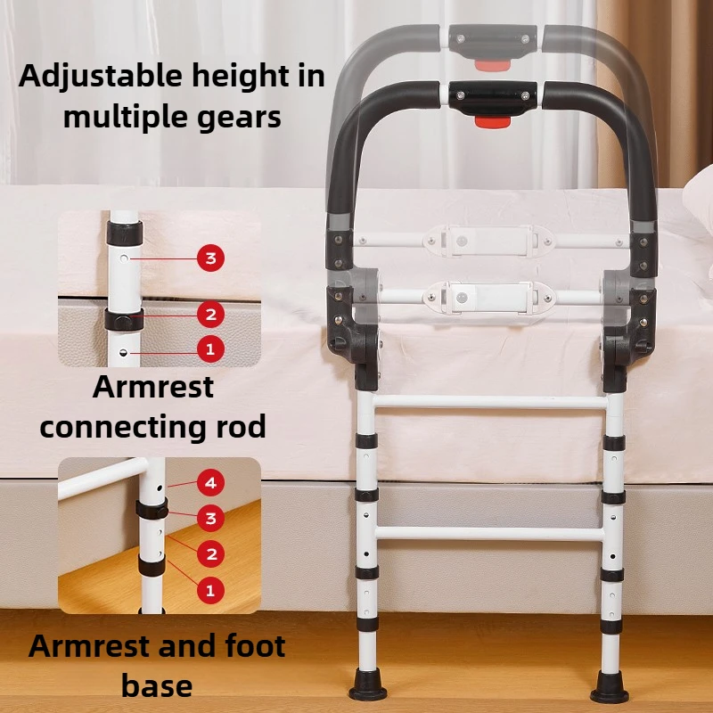 Di Samping Tempat Tidur Sofa Senior Rel Pengaman Lipat Rel Perangkat Tambahan Portabel Pagar Pengaman Tunggal Barang Furnitur Rel Ruang Tamu