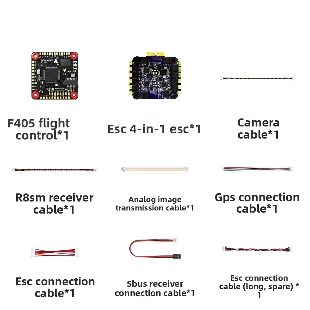 ToPssFPV Drone Flight Controller 50A 60A 80A 4 In 1 ESC Combo Compatible With F405 V3 Multirotor Quadcopter Replacement Part
