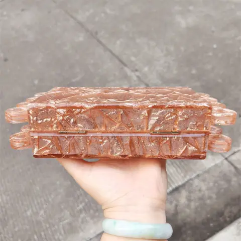 8 best sales गुलाबी सोने का बैग - №5