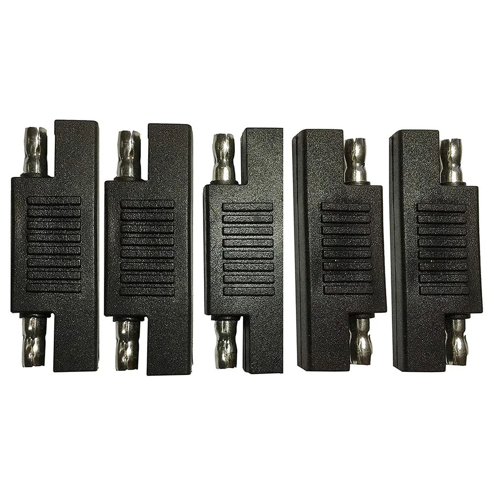 5PCS Solar SAE Polarity Reverse Adapter Connectors For Quick Disconnect Extension Cable Solar Panel Battery Power Maintainer