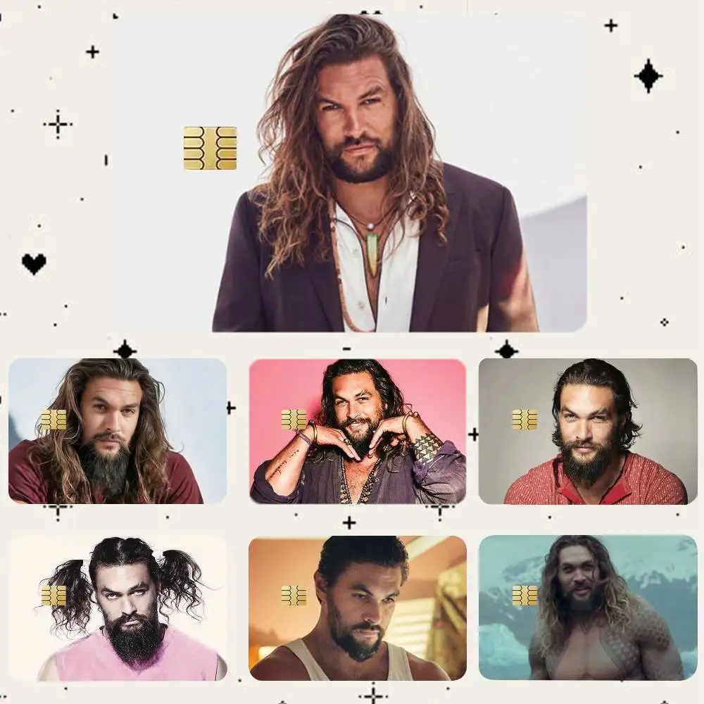 

J-Jason Momoa HD Waterproof Card Skins Protective Stickers for Credit Bank Game Cards