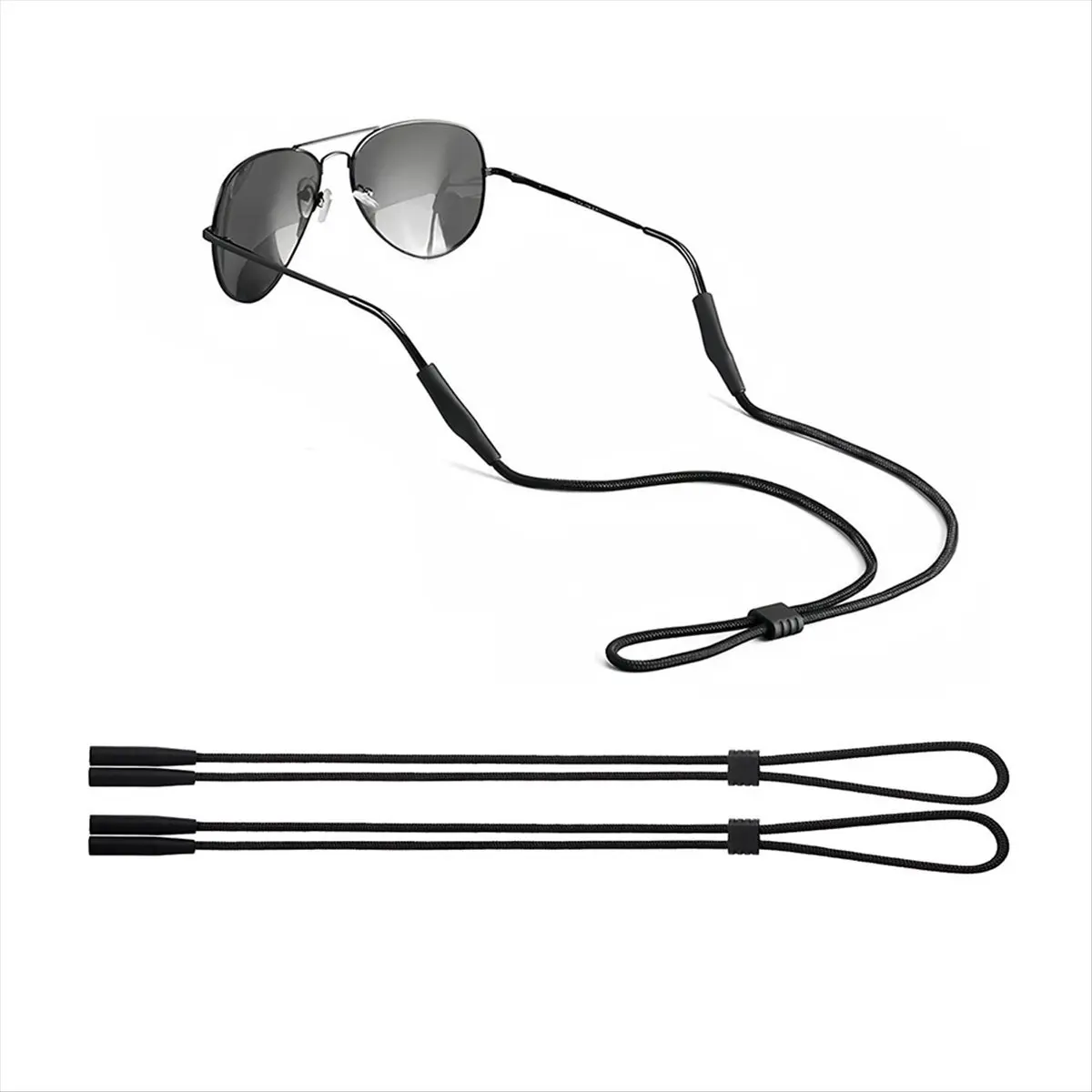 ABYA Adjustable Glasses Straps 3Pcs Eyewear Retainer Glasse Strap ,Eyewear String Lanyard Retainer, Sunglasses Straps