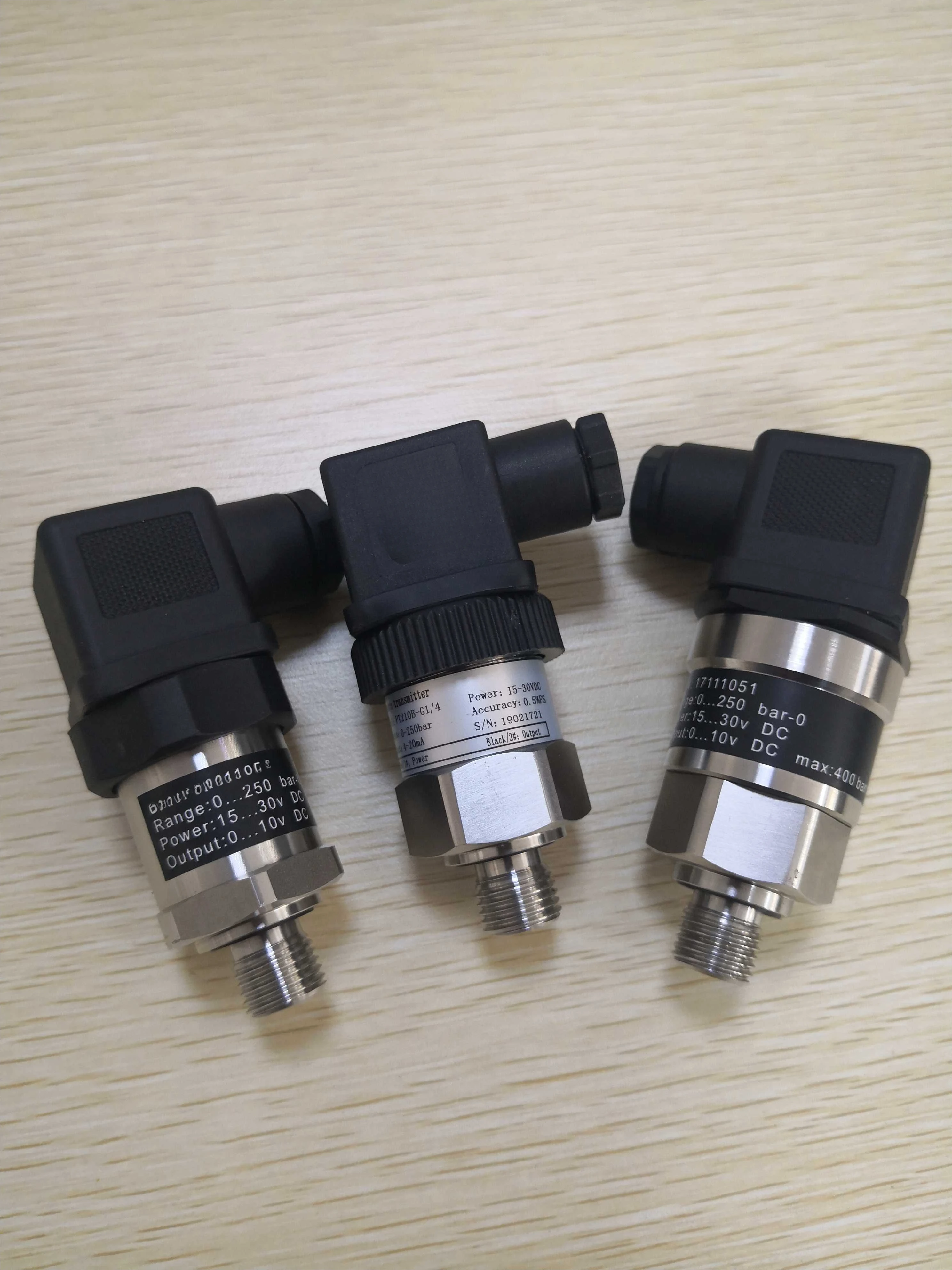 Injection molding machine pressure sensor, 250bar, 0-10v, 1-5V, 1-6V