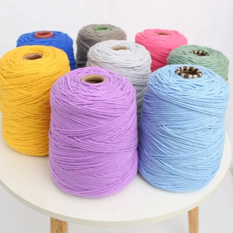 

400g Tufting Gun Cylinder yarn 8Strands of Milk Lover Cotton Tufting Gun Special Wool Wholesale DIY Hand-woven Carpet yarn bulk