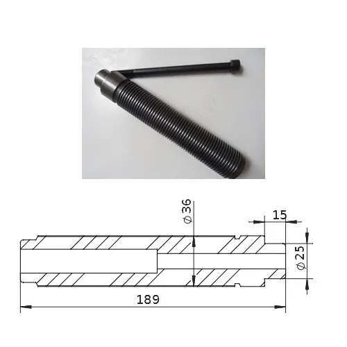 For Tire Balancing Machine Spindle Screw Rod  Thread Dia 36mm Pitch 3mm
