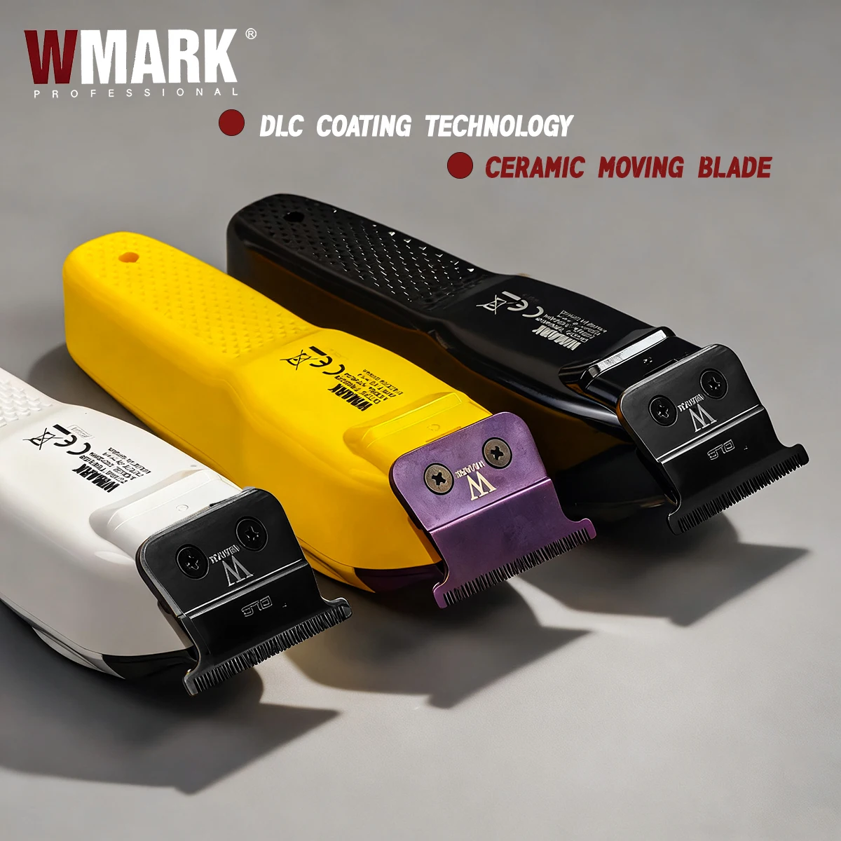 المهنية مقص الشعر الكهربائية عدة الشعر المتقلب WMARK 8004 8204 فرش السيارات 9000 دورة في الدقيقة مع قاعدة DLC آلة الحلاق شفرة