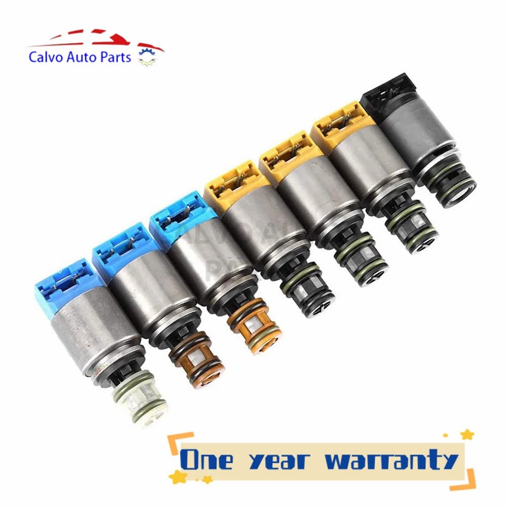 7PCS 6HP19 6HP26 6HP32 Transmission Solenoid For BMW X3 ZF6HP19 ZF6HP21 ZF6HP26 ZF6HP28 ZF6HP32 ZF6HP34 1068-298-045 1068298044