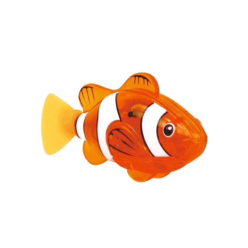 子供用バスルーム電子ペットセンシングライトシャワーインタラクティブ水泳シミュレーション魚のおもちゃホリデーギフト
