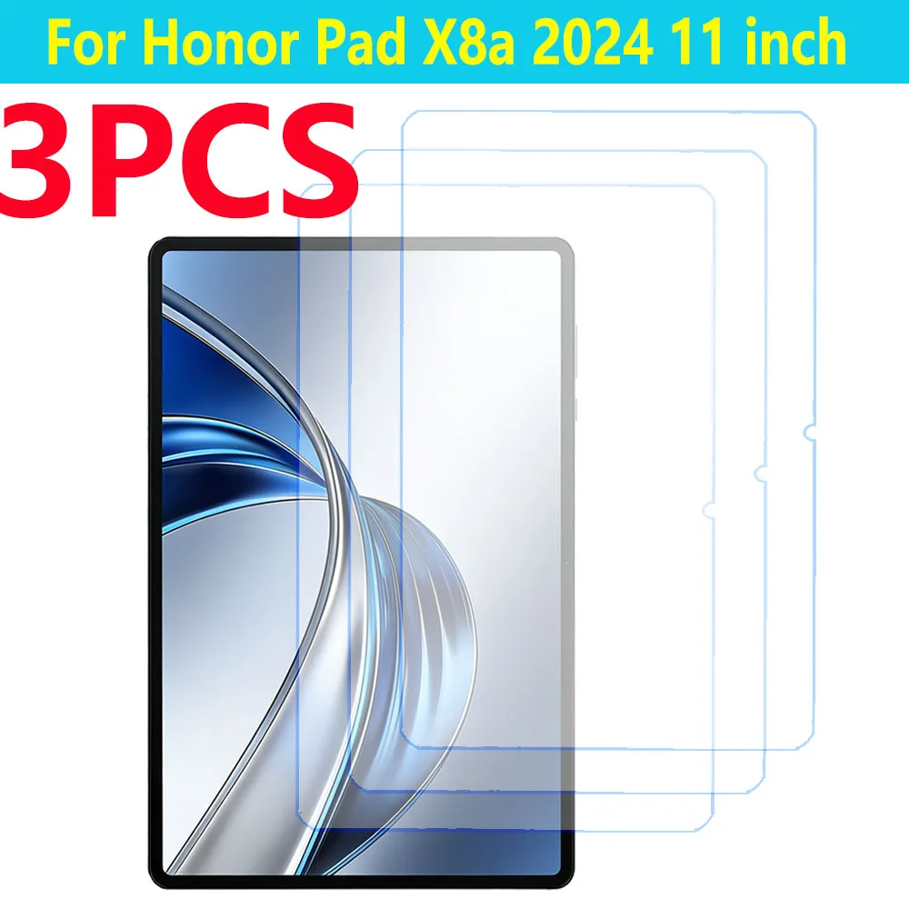 

HD Scratch Proof Screen Protector Tempered Glass For Honor Pad X8a 11 inch 2024 Tablet Protective Film Free Bubbles