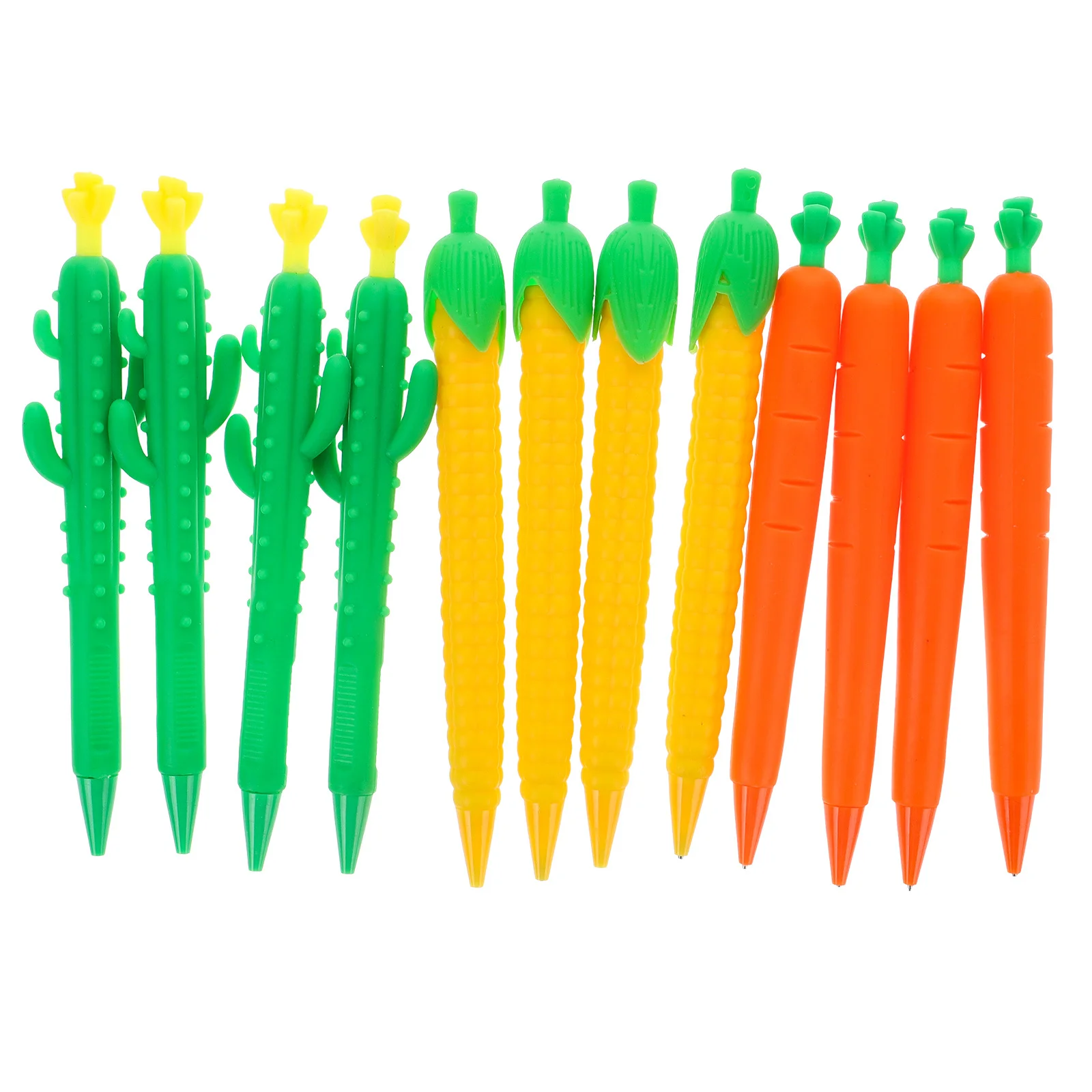 

12Pcs Cartoon Mechanical Pencils Portable Small Press Type School Supplies Lead Pencils Lovely Design Student Drawing Gift