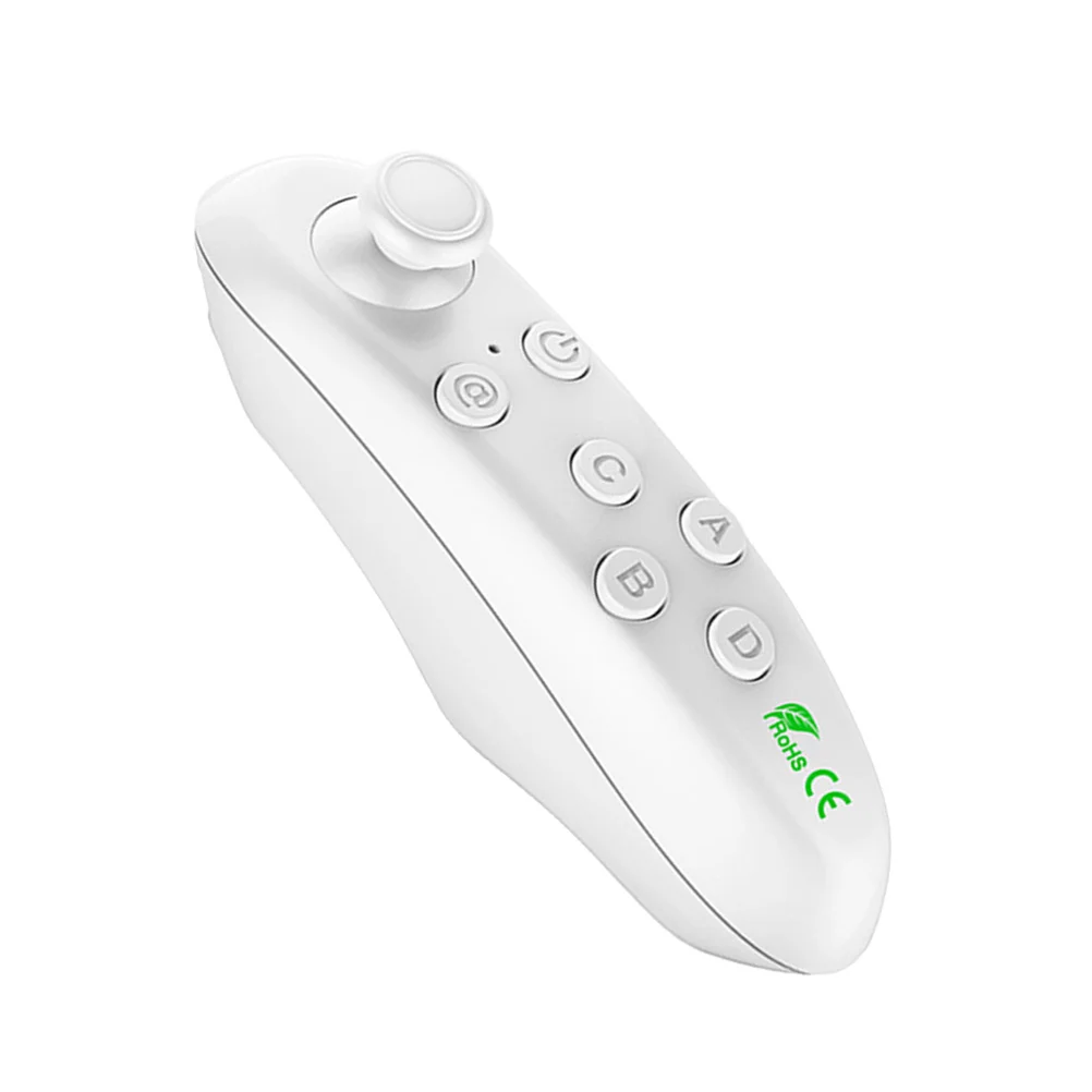 

Gamepad Wireless Vr Remote Controller 360° Precision Joystick Low Power Long Life Slip-Free White
