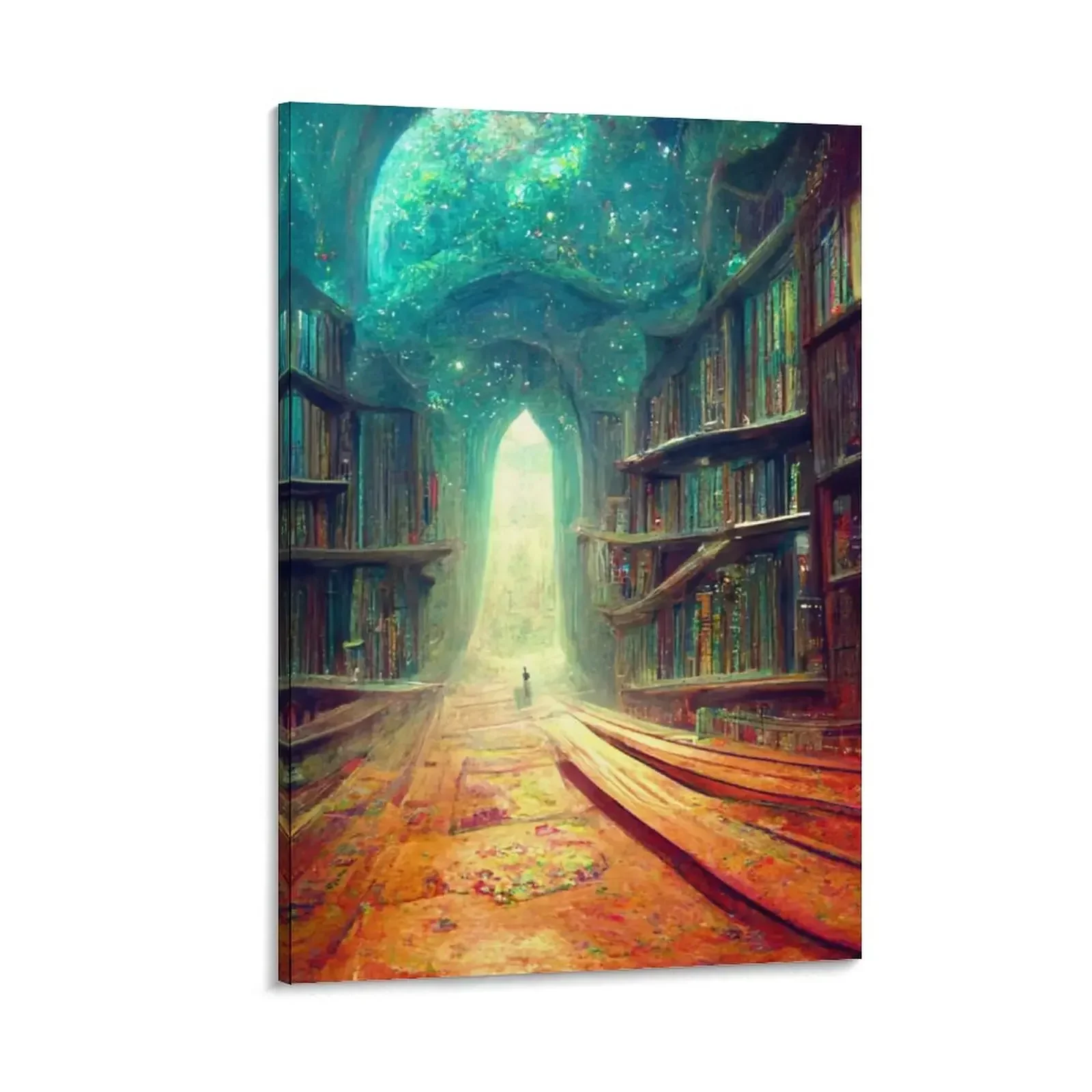 

Magical Library #1 Canvas Painting Paintings on the wall paintings wall decor Decoration for home Wall decoration poster