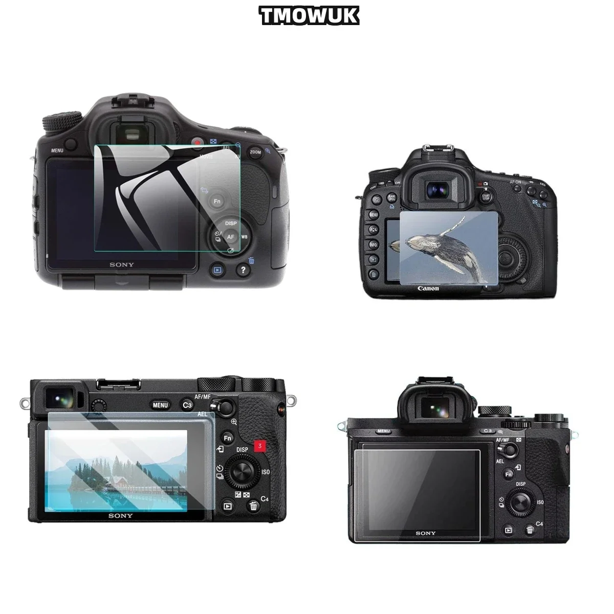 For A6600 A6000 A6300 A5000 A6500 NEX6 NEX-5N NEX-7 Smudge - Resistant Tempered Glass For Screen