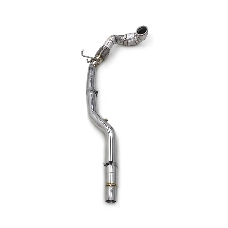 Head Section High flow Pipes Exhaust Pipes branch downpipe Exhaust Pipe with catalyst For VW GOLF 8R 2019-2022