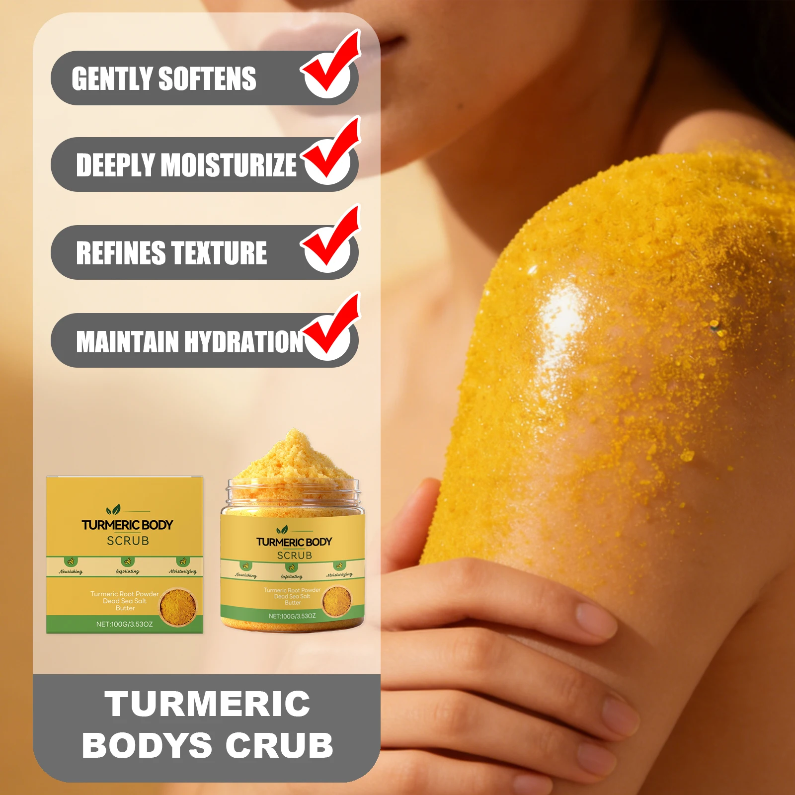 

OUHOE Корпус с куркумой. Уход за длительным увлажнителем. Текстура кожи. Улучшает защиту барьера. Уход за зимней кожей.