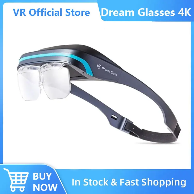 Dream Glass 4K AR Smart Glasses Foldable And Lightweight 3D Game VR Glasses HD Virtual Reality Large Screen HD Display Switch PS