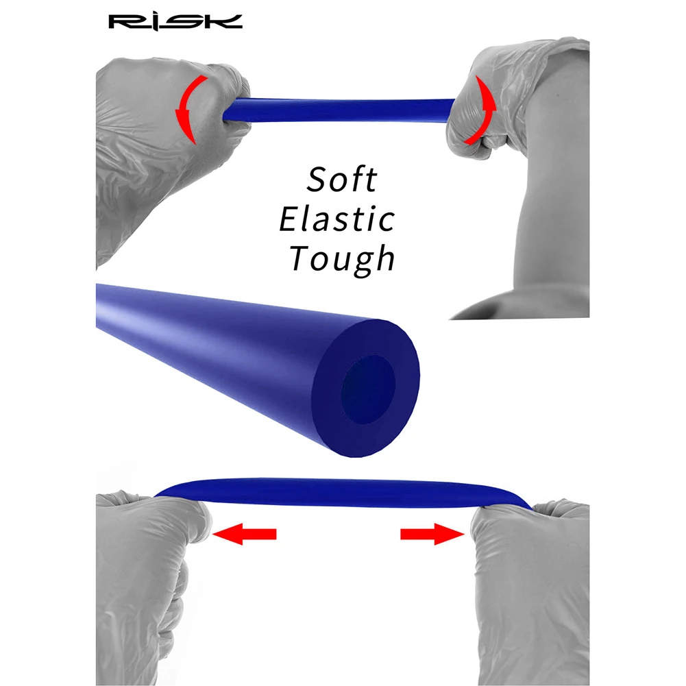 

RISK Bike Inner Line Sound Absorbing Tube Practical Sponge Muffler Soundproof Accessories for MTB Road Bicycle Shifting Cable