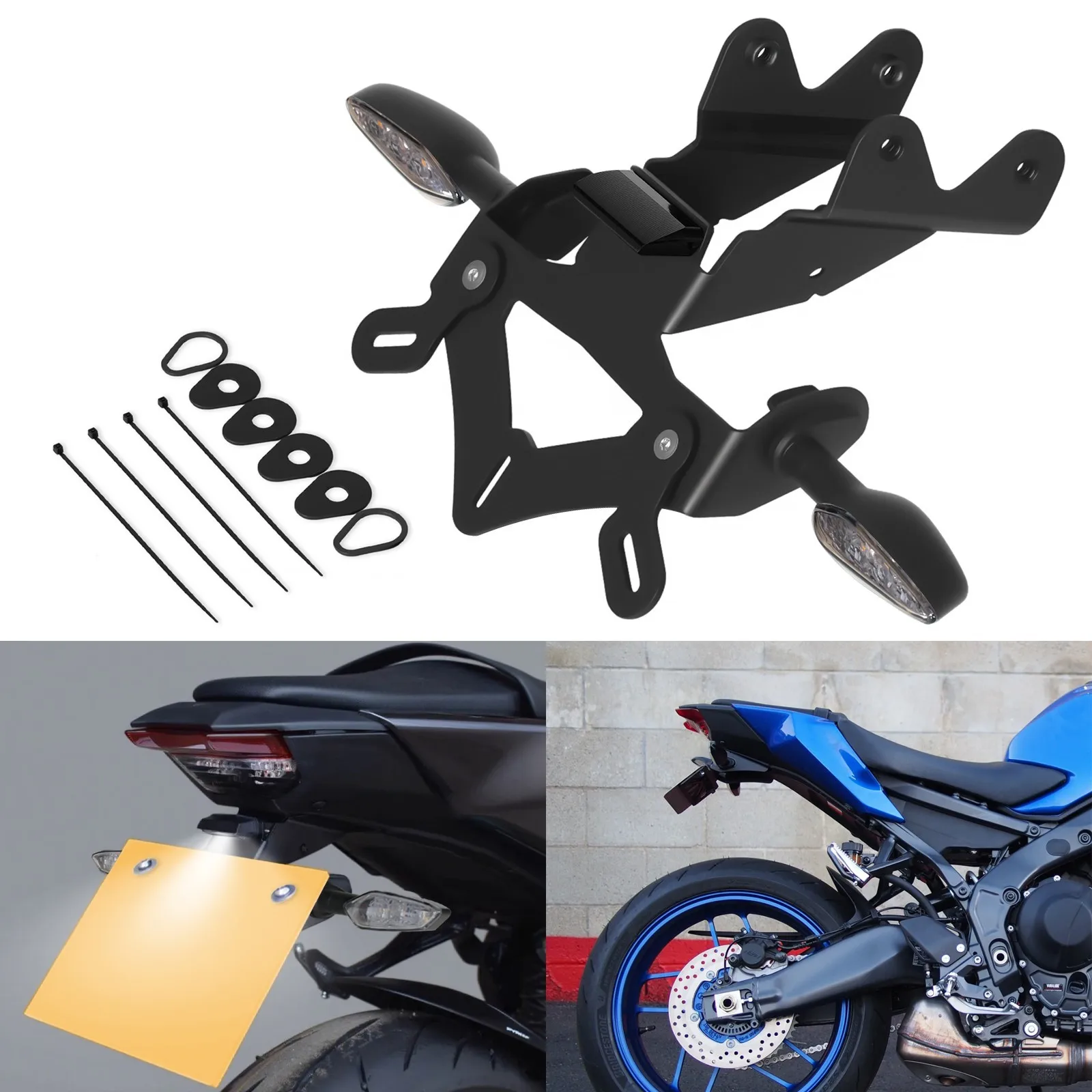 

FENDER Eliminator Tail Tidy LED Turn Signal For YAMAHA MT-09 MT09 SP 2024 2025 FENDER Eliminator Tail Tidy LED Turn Signal