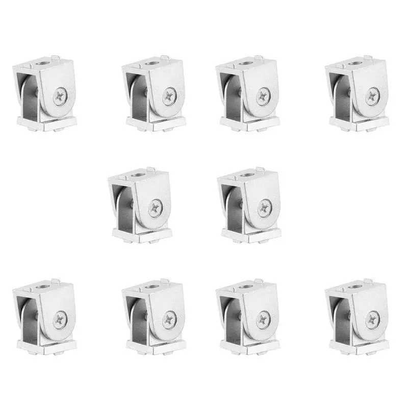A69e10pcs/Lot Alloy Flexible Pivot Joint Connector For Eu Standard Aluminum Extrusion Profile 2020
