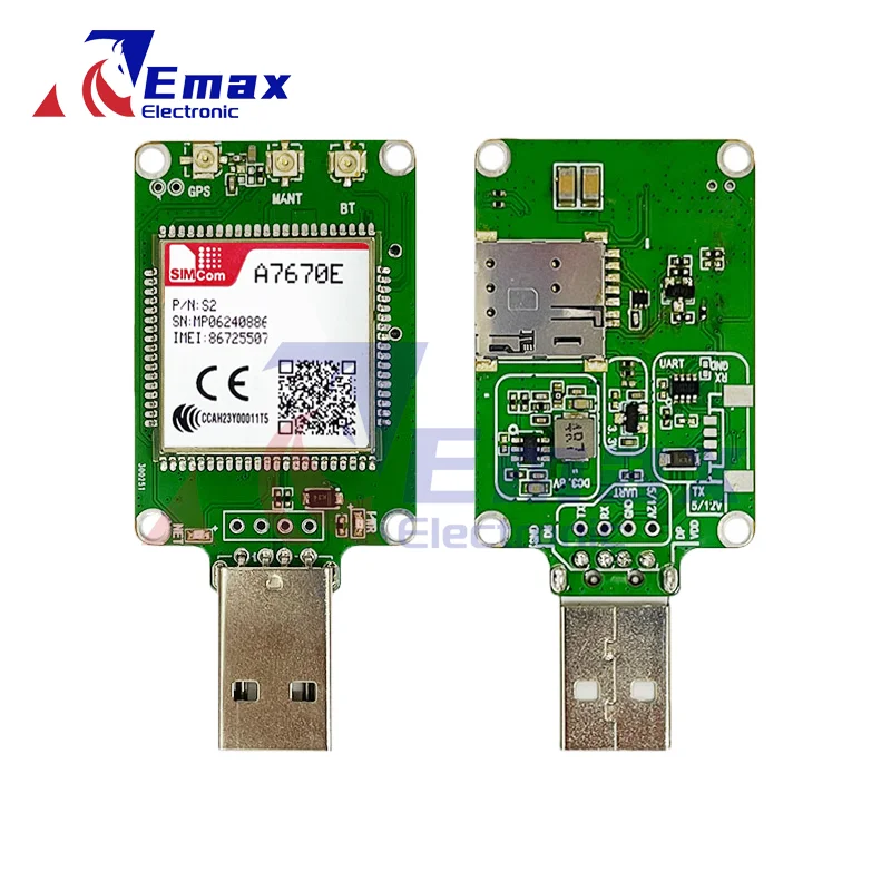 SIMcom A7670E LTE CAT1 Dongle A7670E-FASE A7670E-LASE 1PCS niet ondersteund GPS