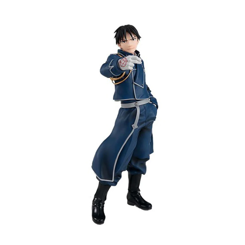 Original Genuine Fullmetal Alchemist Colonel Roy Mustang First Lieutenant Riza Hawkeye  Figure Collection Model Toys For Kids