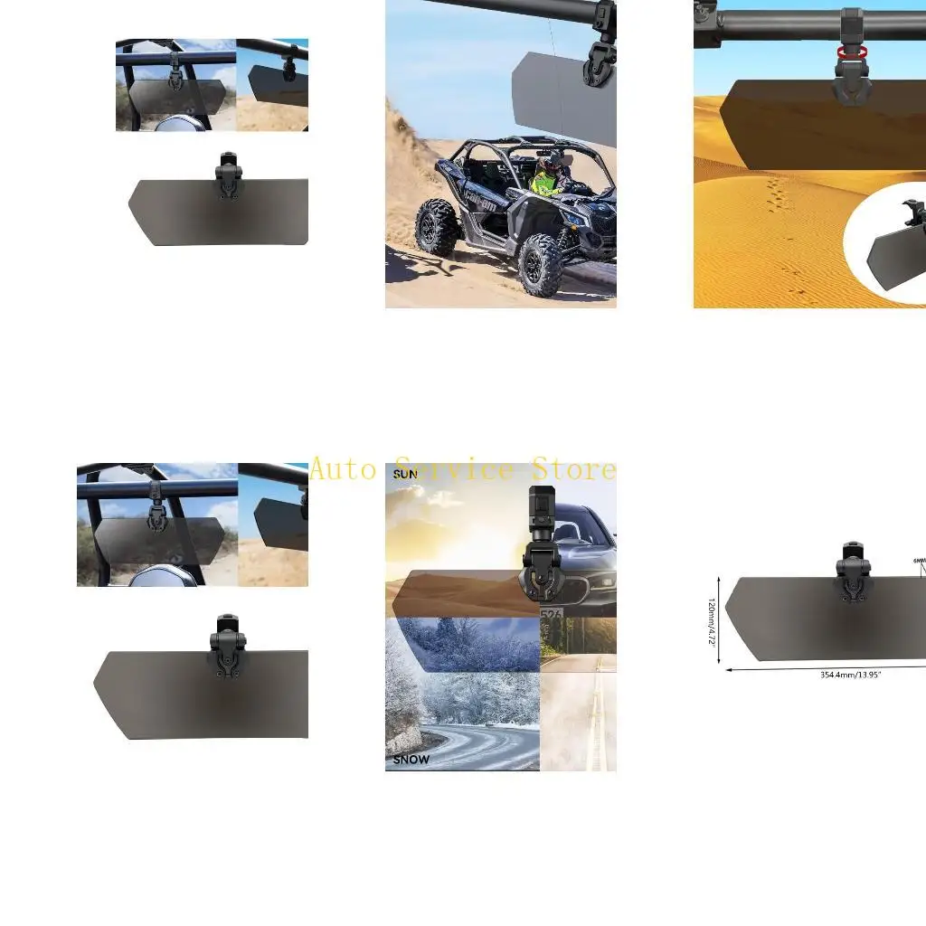 

462A UTV Sun Visor Universal Sun Protections Visors Anti-Glare Polarized Sun Visors