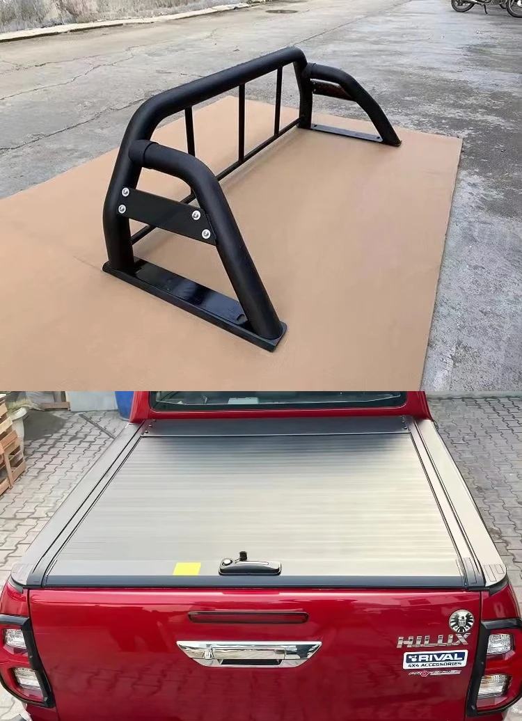 Hilux 2025 model roll-up door and rollover bar