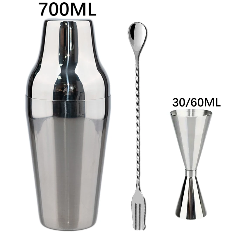 

2025 New Cocktail Shaker Professional Stainless Steel Bartender Wine Cup Cocktail Mixer Martini Cocktail Shaker Bar Set