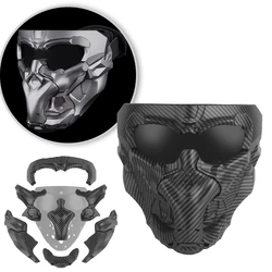 Airgun Shooting Mask Set Quick Installation Magnetic Adjustable Free Combination Doomsday Mask for Outdoor Hunting Role Playing