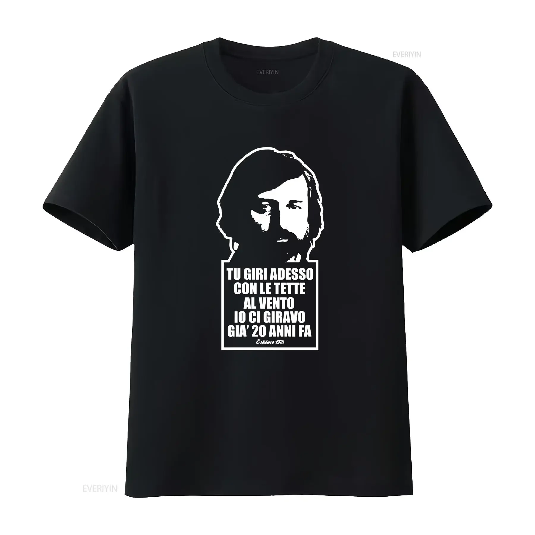 GUCCINI ESKIMO Women's You Turn Now with Wind Roofs T Shirt 3stylershop long or short sleeves vintage Washed Soft homme