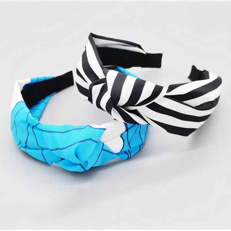 CyBundle الشعر عبر عقدة عقال Kochou Shinobu Nezuko Tsuyuri Kanao المحيطة الكورية موجة إكسسوارات الشعر تأثيري حلي