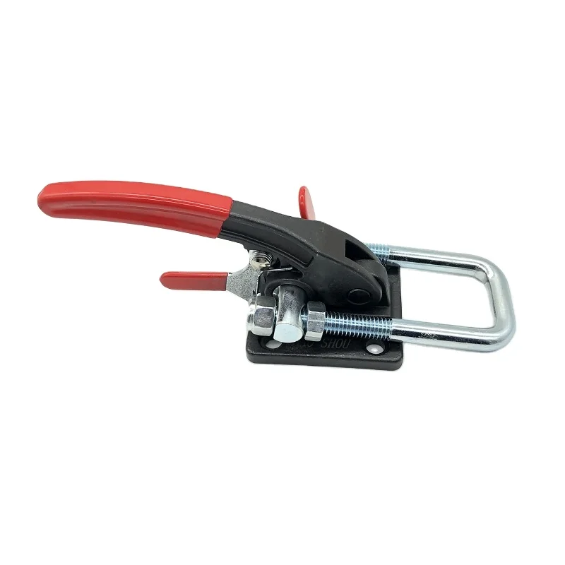 similar to 385-R Heavy duty Threaded U-hook Latch toggle clamp with Toggle lock plus for latching applications