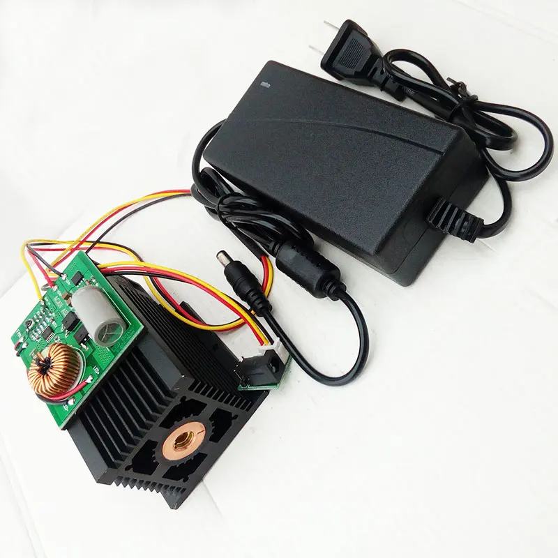 

Focusable TTL / Analog 450nm 445nm 10W 10000mW blue laser module engraving metal