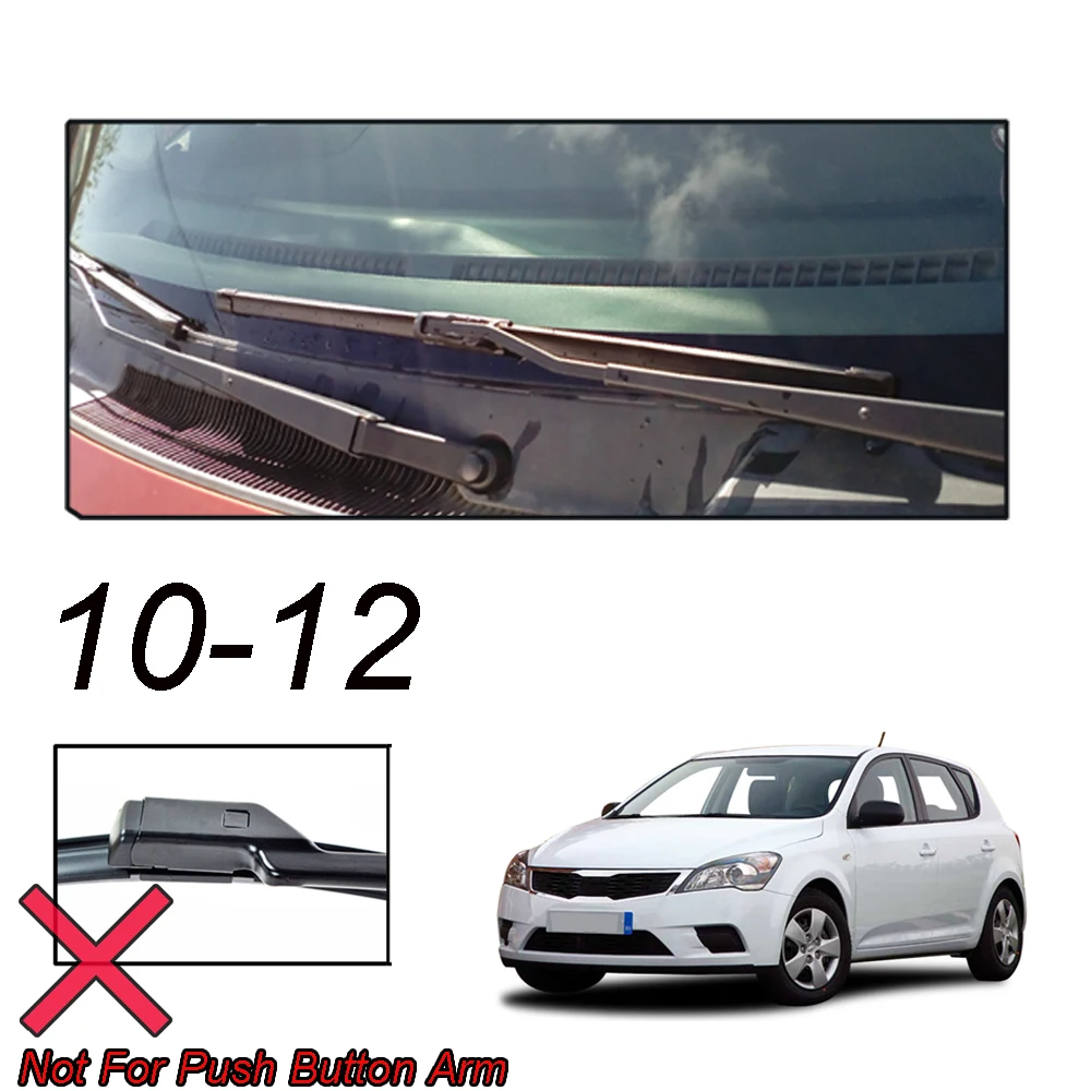 3Pcs/set Front Rear Tailgate Windscreen Wiper Blades Kit For Kia Cee\'d / Pro Ceed ED 2012 2011 2010 24\