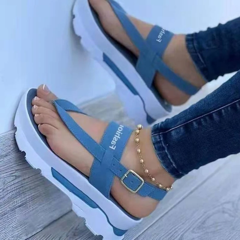 Women Sandals 2023 New Platform Sandals For Summer Wedges Shoes Women Platform Heels Sandalias Mujer Luxury Summer Flip Flops