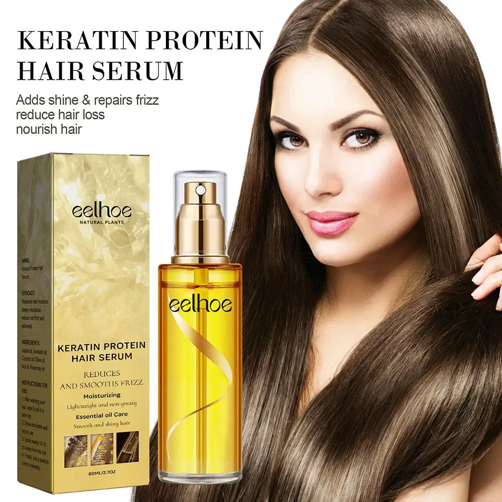 Fragrância Hair Care Óleo Essencial, Reparação de Queratina, Cabelo Macio, Anti Essência Danificada, Suavização Sedosa, Melhorando a Proteína, Fr A6U5