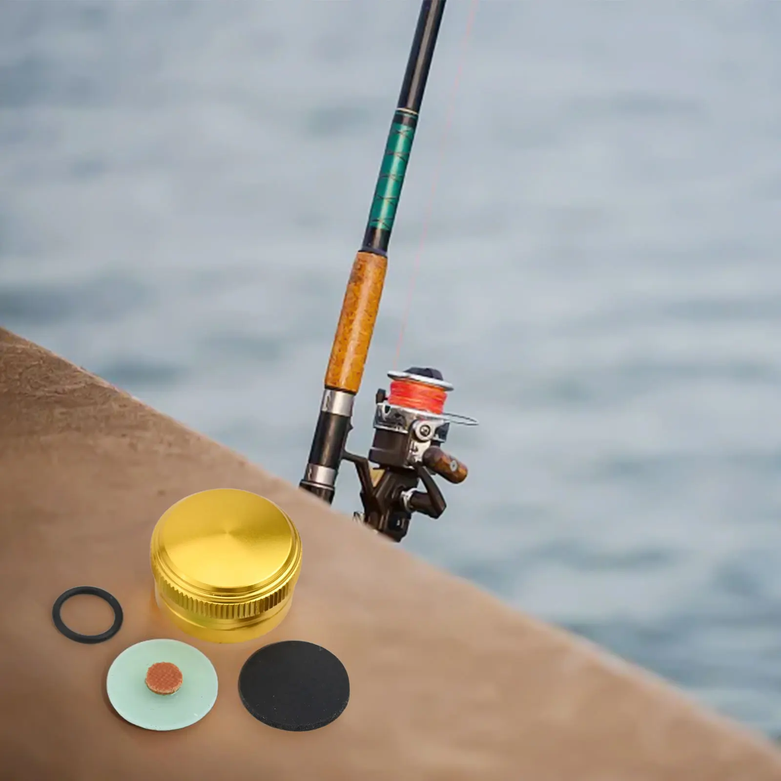 اكسسوارات ل Baitcaster بكرة Okuma الصيد بكرة اكسسوارات 10*8 سنتيمتر المعادن الجوز الفرامل المقبض حجم صغير طوقا التخميد الدائري #2