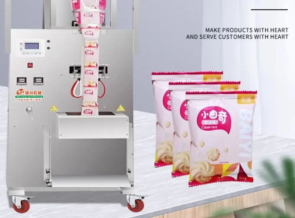 

Best Seller First Hot Sales Feeding Automatic Back Sealing Packaging Machine Granules Food Medicinal Herbs Tea Bags Sealing Pac