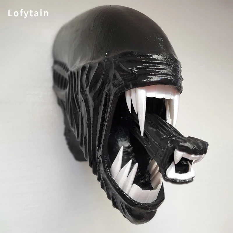 Lofytain Alien Xenomoprh Wall Art scultura statua Horror Alien Predator Sci-Fi Monster animals decorazione regali di Halloween puntelli