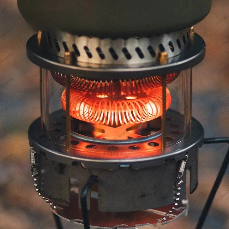 Runder, winddichter Rin-Feuerradbrenner für den Außenbereich, Heizofen, tragbarer Wärmeheizer