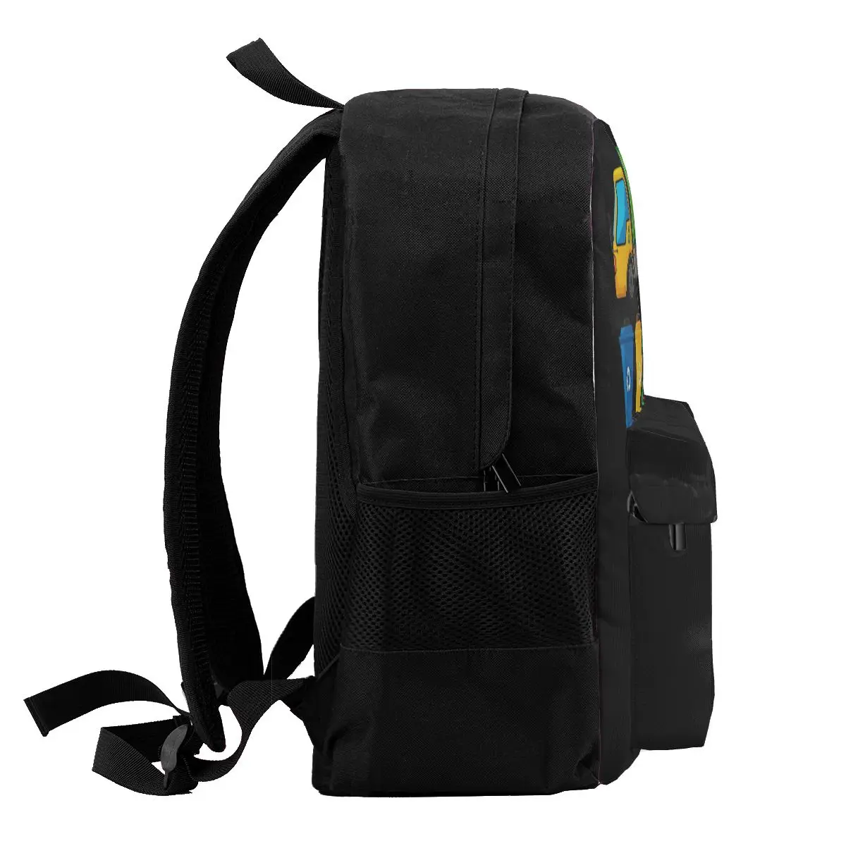 Mochilas de lixo para meninos e meninas, Mochilas escolares para estudantes, Mochila dos desenhos animados, Bolsa de ombro para crianças