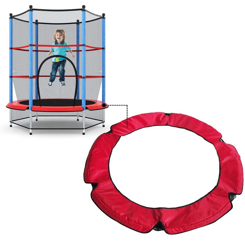 2 Pcs 55 Inch Trampoline Spring Covers, For Kids Mini Trampoline, Safety And Durable Waterproof Protectable Pad