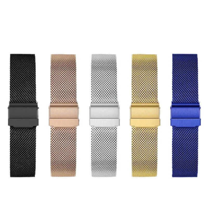 8mm-24mm Quick Release Breathable Durable Milanese Watch Strap Replacement for Universal Waterproof Watch Band Bracelet