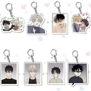 Koreanisch niedliche Manga Yaoi Acrylpaar Keyirotaeju Figuren Anhänger Keychain BL Bugagongas 10 Hauptverkäufe Yaoi Keychain - №6