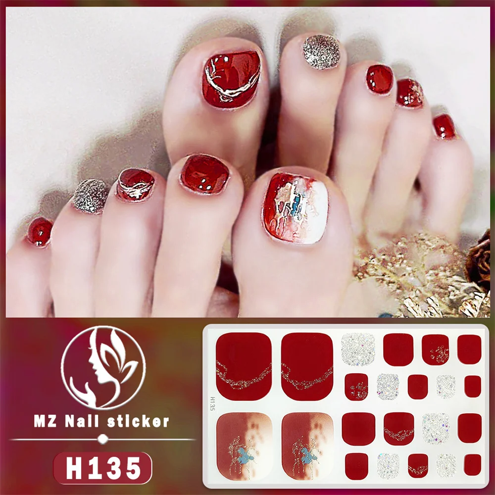 Whitening Toenail Stickers Toenails Cute Design Gel Toe Nail Stickers Nail Art Nail Polish Film And Toenail Stickers The New Gel