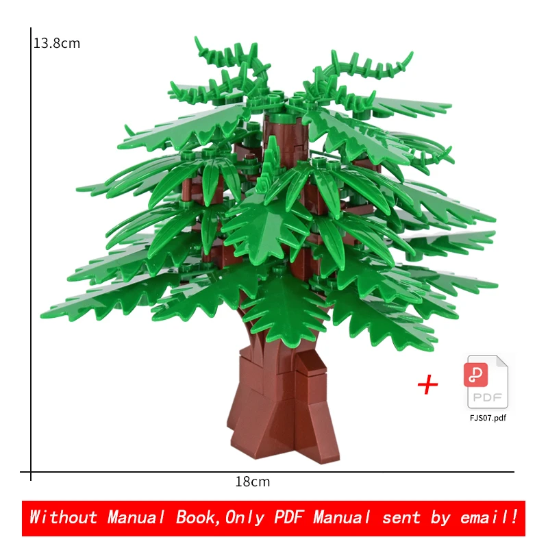 MOC Creative Expert Ideas City Plant Tree Arbor Forest Model Building Blocks DIY Assemble Bricks Toys for Children gifts