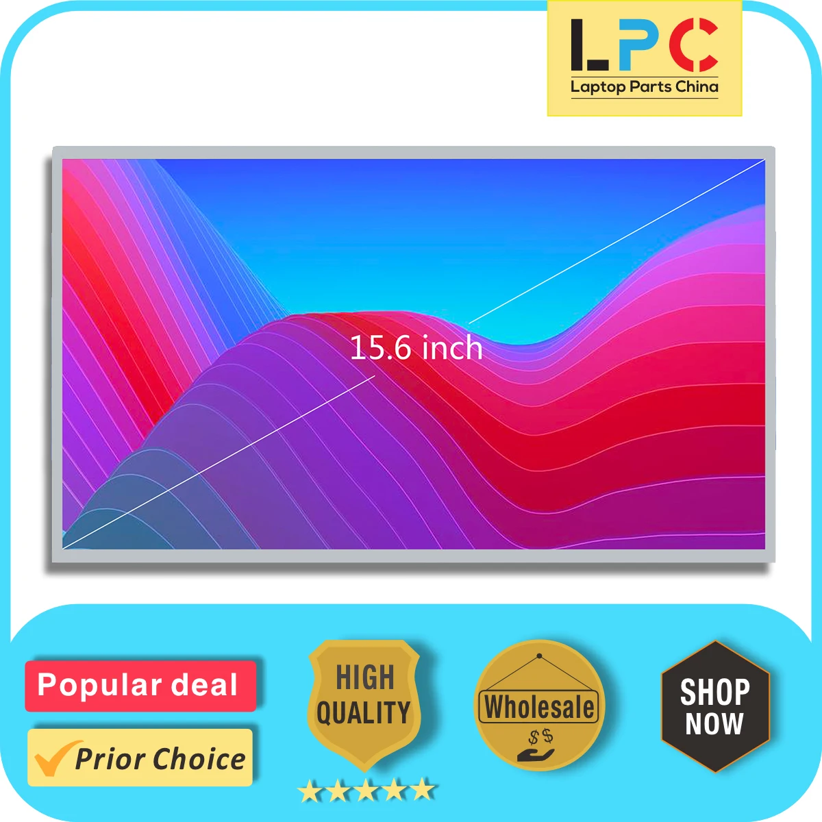 LP156WF1(TL)(B2) LP156WF1-TLB2 LCD Screen Display 15.6 inch FHD 1920×1080 EDP 40 Pin Non Touch New Replacement LCD Display Panel