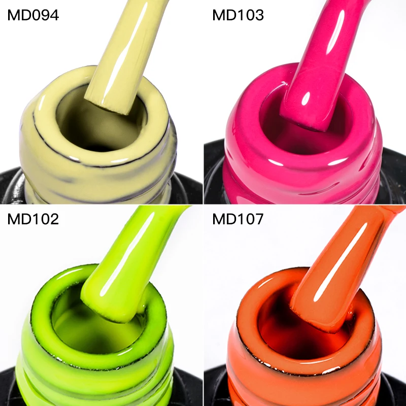 4 st Populaire Serie Nagel Gel Polish Set Zomer Nagels Alles voor Nail Art Decoraties UV/LED Langdurige Vernissen Kit Manicure