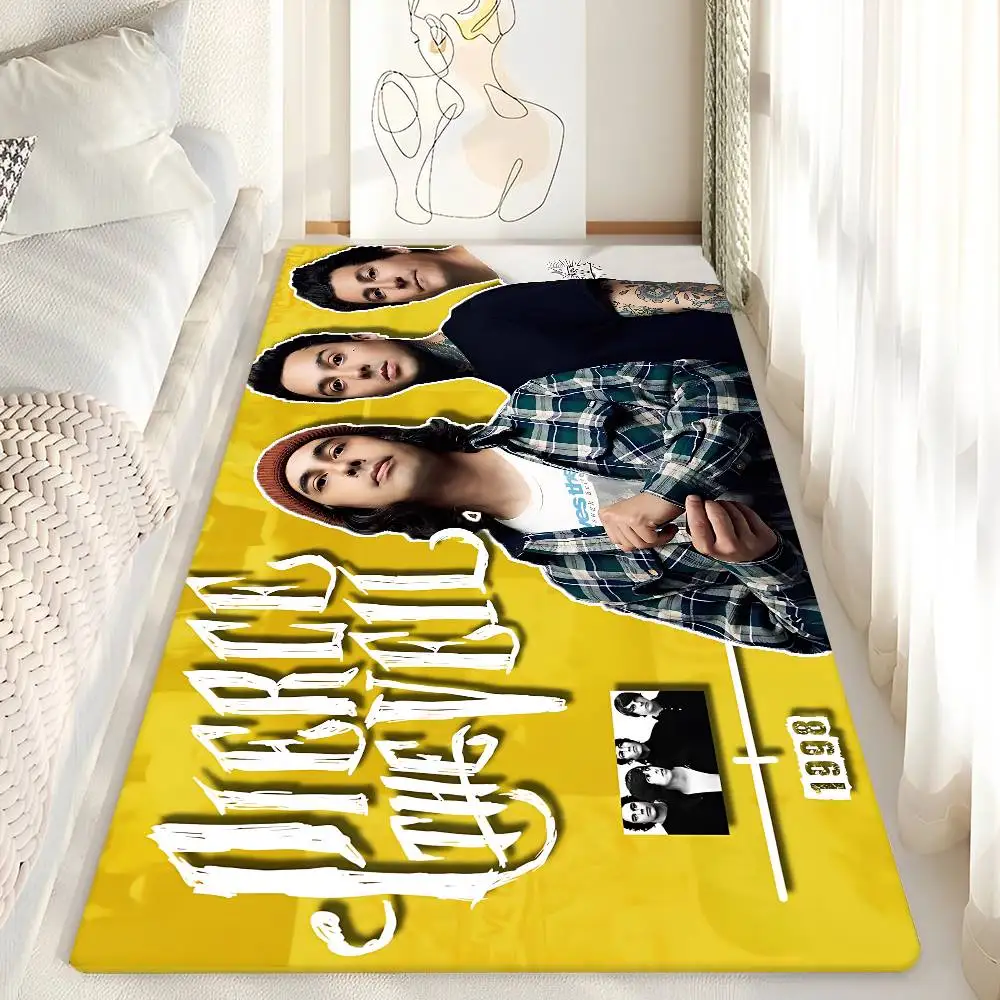Post Hardcore Band P-Pierce The Veil Band Floor Mat INS Style Soft Bedroom Floor House Laundry Room Mat Household Carpets