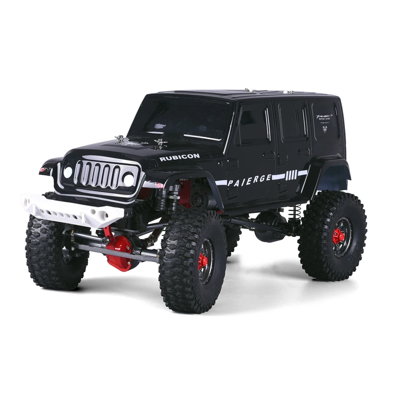 

1/10 Scale Remote Control Car, All Terrains Electric Toy Off Road RC Monster Vehicle Truck Crawler for Boys Kids and Adults